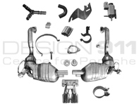 Exhaust Muffler / Silencer Sports VALVETRONIC for Boxster 987 / Cayman - 98704420002, 98704420003, 98704420012, 98704420013 Exhaust Muffler / Silencer Sports VALVETRONIC for Boxster 987 / Cayman - 98704420002, 98704420003, 98704420012, 98704420013