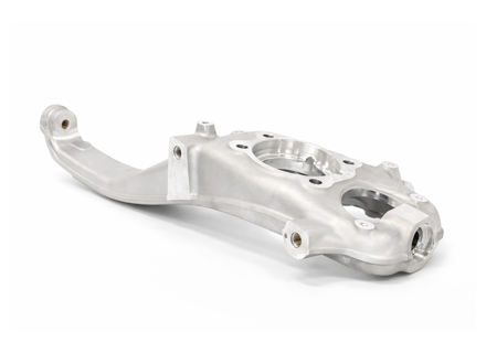 Fuso a snodo, anteriore. Porsche 958 Cayenne 2010-17 - 95834115500, 95834115501, 95834115600, 95834115601 - 01603-1, 01603-2