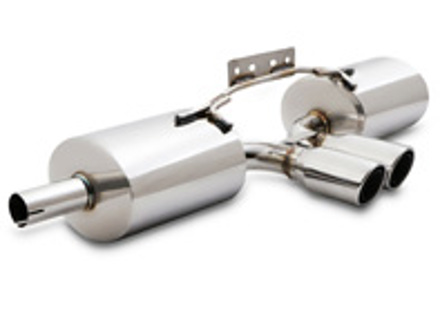 Exhaust Muffler / Silencer with Chrome Tips for Porsche Boxster 986 - 3606008603, 99611112107, 99611114105, 99611114111, 99611114202, 99611114211, 99611115101, 99611115202