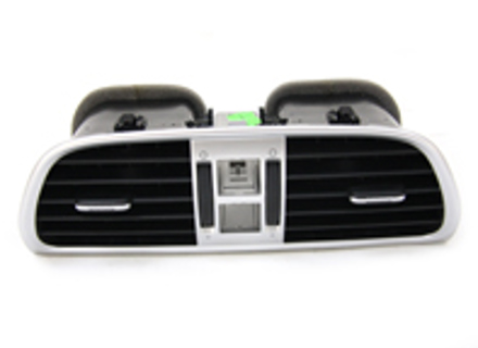 Mitteldüsen-Luftausströmer, Galvano-Silber. Porsche 997.1 / 997.2 - 99755214110V04, 99755214110, 99755214108V04, 99755214108