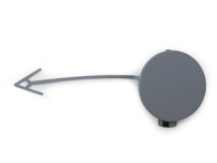Rear bumper tow hook eye cap cover. Porsche 981 Boxster / 981C Cayman / 991.1 - 99150580300G2L, 99150580304G2L