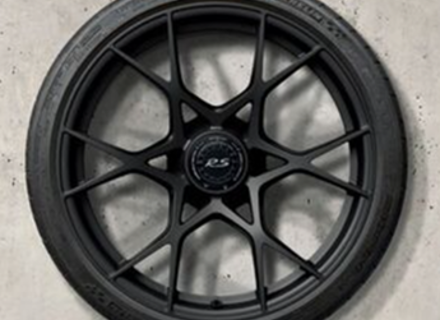 20' 718 Cayman GT4 RS Set of Forged Aluminium wheels, in Black. Original Porsche - 98204460305