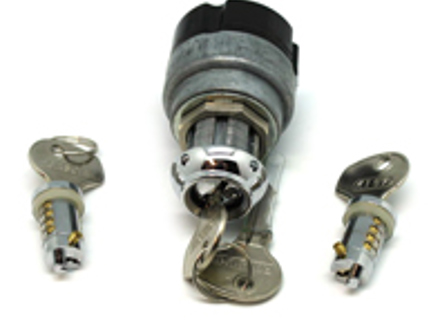 Set sloten voor contact en deur. Porsche 356 B/C - PCG53165010