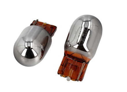 Lampadine ripetitrici laterali T10/501 per lampade con lente trasparente (ambra) - 91100154494, 99911000017 - BU501S