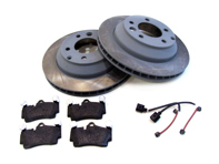 Paquete de discos de freno traseros y pastillas de freno Porsche Macan Turbo - 95B615601D, 95B698451A, PAB615121, 95B698451L Paquete de discos de freno traseros y pastillas de freno Porsche Macan Turbo - 95B615601D, 95B698451A, PAB615121, 95B698451L