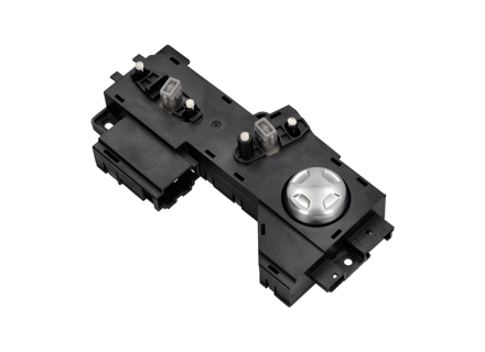 Switch For Seat Adjustment With Memory Function, Galvano Silver. Porsche 987.1 / 987.2 / 997.1 / 997.2 2005-13 - 99761372102V05, 99761372202V05, 99761372101V05, 99761372201V05