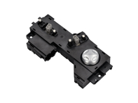 Switch For Seat Adjustment With Memory Function, Galvano Silver. Porsche 987.1 / 987.2 / 997.1 / 997.2 2005-13 - 99761372102V05, 99761372202V05, 99761372101V05, 99761372201V05