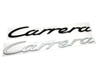 CARRERA - Black Rear badge, 26cm. Porsche 996 / 997 - 996559237074PU, 9965592370970C