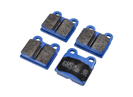 Pastillas de freno EBC Blue NDX RACE Traseras Porsche 911 / 912 / 914 - 91135195007, 91135195009 - DP5105NDX