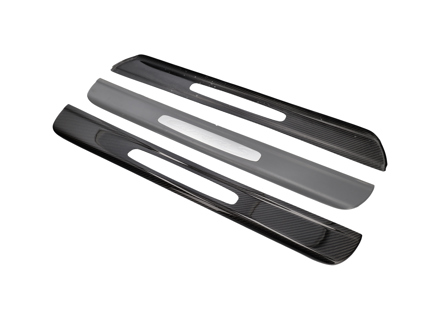 Door sill cover set, Carbon. Porsche 997 / 987 Boxster / 987C Cayman
