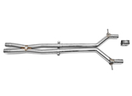 Exhaust Resonator Bypass X-Pipe. Porsche 970 S - 97011191305, 97011191304, 97011191303, 97011191302