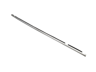 Front Side Window Cover Lower Outer, Satin Aluminum. Porsche 9PA / 9PA1 Cayenne 2003-10 - 955559475014W9, 955559476014W9, 955559332004W9, 955559332014W9, 955559476004W9, 955559331004W9, 955559331014W9, 955559475004W9