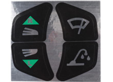 Stickerset, ruitenwisser en richtingaanwijzer. Porsche 911 - 90155933000 - 901.559.330.00, 1601502110