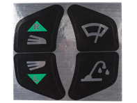 Sticker set, wiper and turn signal. Porsche 911 - 90155933000 - 901.559.330.00, 1601502110 Sticker set, wiper and turn signal. Porsche 911 - 90155933000 - 901.559.330.00, 1601502110