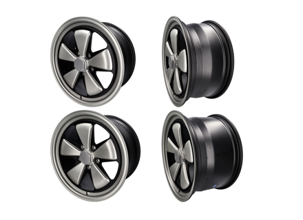 18' Style 548 Fuchs RSR Style Alloy Wheels 8.0J and 10.0J - Matt Silver - For Porsche Car