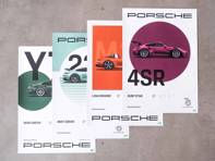 Porsche Poster Set - Driven by Dreams. 75 Year Anniversary Collection Porsche Poster Set - Driven by Dreams. 75 Year Anniversary Collection