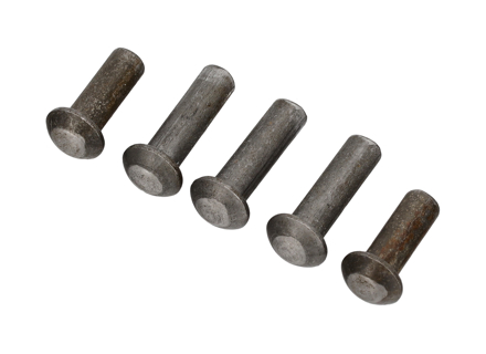 Tow Hook steel rivets pack of 5. Porsche 356A / 356B / 356C - 64450600200, 90005501500 - P41a