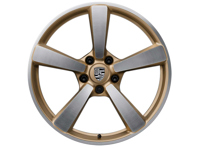 Turbo Exclusive Design front alloy wheel in Aurum high gloss finish 20' 9.5J ET44 PCD 5/130 - 992601025AJOP9 Turbo Exclusive Design front alloy wheel in Aurum high gloss finish 20' 9.5J ET44 PCD 5/130 - 992601025AJOP9