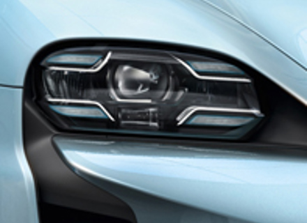 LED-matrixkoplampen incl. PDLS Plus, Glacier Blue. Porsche Taycan - 9J104490010