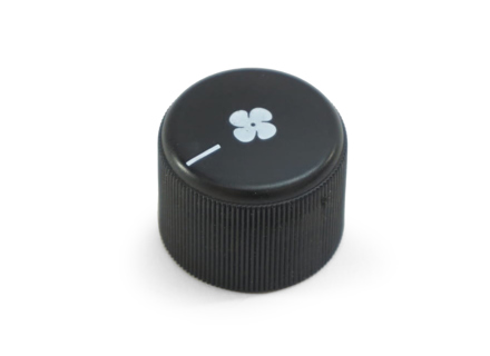 Fan Blower Schakelknop Zwart. Porsche 911 84-89 - 9116131040270B