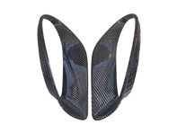 Prises d'air latérales écopes, fibre de carbone. Porsche 991 Turbo - 99104480074, 99104480410, 991504371001E0, 991504372001E0, 99150492501, 99150492501G2X, 99150492601, 99150492601G2X, 99150493500A3G, 99150493600A3G