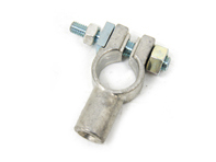 Positive battery terminal clamp. Porsche 911 / 930 74-89 - 91161189804, 91161189801 Positive battery terminal clamp. Porsche 911 / 930 74-89 - 91161189804, 91161189801