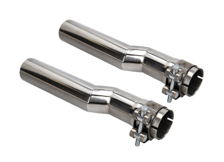 Kit de finition de sortie d'échappement sport décalée en acier inoxydable pour Porsche 356 Pre A - 54654101, 546 54101 - PRS15