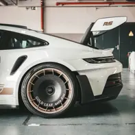Cerchio posteriore Aero Disc in fibra di carbonio. Porsche 992.1 GT3 RS