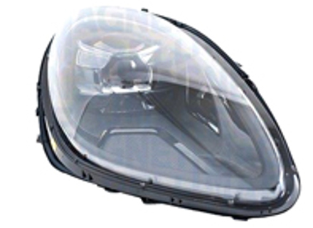 Zwarte led-matrixkoplamp, RHD Cars. Porsche 95B Macan met PDLS - 711451000479, 711451000480, 95B941079AT, 95B941080AT, PAB941749, 95B941079M, 95B941080M