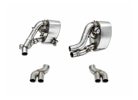 Sport-Endschalldämpfer-Set für PSE-Endrohre. Porsche 997.2 - 99711131130, 99711131131, 99711131230, 99711131231, 99711199531, 99711199631, 99711151230, 99711151231, 99711151131, 99711151130 - CARP97DFIETFLAP