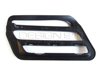 Rear bumper air duct frame. Porsche 997 Turbo - 9975056640001C, 9975056630001C