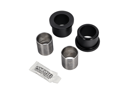 叉臂前（A型框架）橡胶衬套。保时捷911/912 Powerflex黑色系列 - 90134104303, 91434142201, 91434142200, PFF57-1401