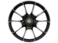 Centre lock Turbo S Exclusive Design rear alloy wheel in Black finish 21' 12J ET70 - 992601025AF041 Centre lock Turbo S Exclusive Design rear alloy wheel in Black finish 21' 12J ET70 - 992601025AF041