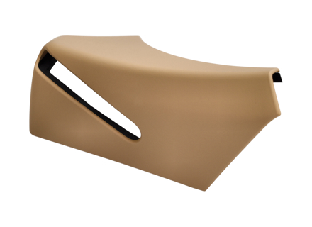 Rivestimento del montante B per il passaggio della cintura di sicurezza - lato sinistro. Porsche 981 Boxster 2012-2016 - 98155545104, 981555451041E0, 981555451101E0, 981555451046L0, 981555451044H0, 981555451042F0, 98155545104OP1, 981555451047N0, 98155545104OW5