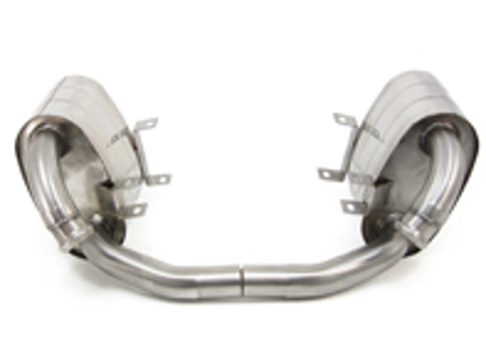 Exhaust Muffler / Silencer Sports DesignTek for Porsche 996 Carrera - 99611112257, 99611113254, 99611198404, 99611113274, 99611113275, 99611113270, 99611198405, 99611113168, 99611198504, 99611113174, 99611113175, 99611113170, 99611198505, 99611112157, 99611113154