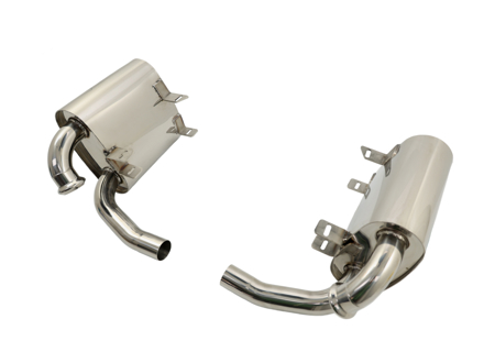 Marmitta di scarico / Silenziatore Sport DesignTek per Porsche 996 Carrera - 99611112257, 99611113254, 99611198404, 99611113274, 99611113275, 99611113270, 99611198405, 99611113168, 99611198504, 99611113174, 99611113175, 99611113170, 99611198505, 99611112157, 99611113154
