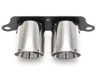 Exhaust Deluxe Dual Style Tips POLISHED CHROME. Porsche 991 GT3 - 99111125390, 99111125393 Exhaust Deluxe Dual Style Tips POLISHED CHROME. Porsche 991 GT3 - 99111125390, 99111125393