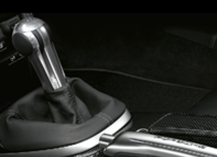 Leviers de vitesse et de frein à main en ALUMINIUM. Porsche 997 2005>> Voitures LHD - 99704480170, 99704480171