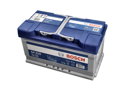 Car Battery 12volt 80amp Bosch S4 S4010 - 580406074, 0092S40100 - S4010