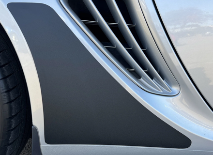 MagnaFin Magnetic Stone Guards. Porsche 987 Cayman 2005-12 - 98750482501, 98750482601, 98750482502, 98750482602