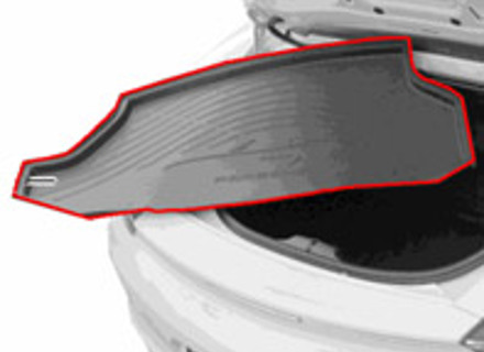 Luggage Compartment Liner, Rear. Porsche 981 Boxster - 98104400013