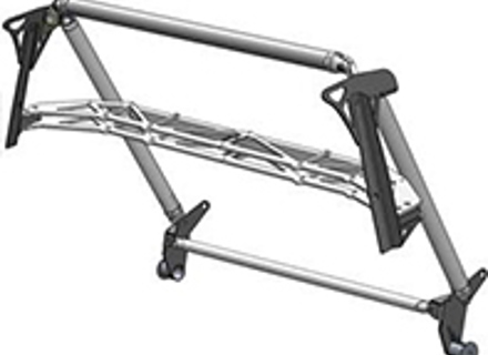 Brey Krause B-Pillar and Truss Support System. Porsche 911 74-88 Coupe - R1926, R-1926