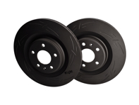 Disco freno POSTERIORE Ø: 330 mm. Porsche Macan MK1 2.0L / 3.0L Benzina / Diesel / GTS e MK2 dal 2019 in poi Nero Coat Z POSTERIORE - 95B615601A, 95B615601G, 100.3358.53 - 100.3358.53