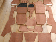 Set di moquette per pavimenti interni. Porsche 911 1965-68 Set di moquette per pavimenti interni. Porsche 911 1965-68