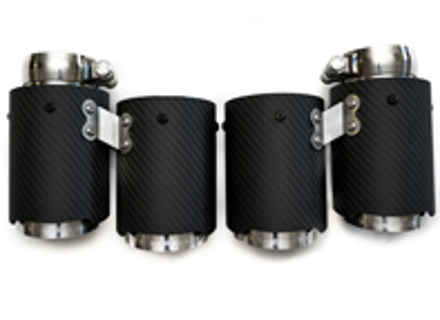 Exhaust Deluxe Quad-Style Tail Pipes (PSE). Porsche 991 (911) Carrera 2012-16 - 99111146502, 99111146503, 99111146504, 99111146505, 99111146602, 99111146603, 99111146604, 99111146605, 99111136101, 99111136102, 99111136103, 99111198301, 99111198302, 99111146700, 99111136203, 99111198401, 99111146800