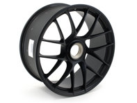 Rear 20-inch 911 Turbo Sport III Alloy wheel, in Black Matt. Porsche 991.2 - 99136277101JE1, 99136277101 Rear 20-inch 911 Turbo Sport III Alloy wheel, in Black Matt. Porsche 991.2 - 99136277101JE1, 99136277101