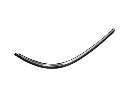 Rear bumper corner narrow rubber and moulding. Porsche 911 1965-68 - 90150504300, 90150504302, 9453, 9455 - 1684400306