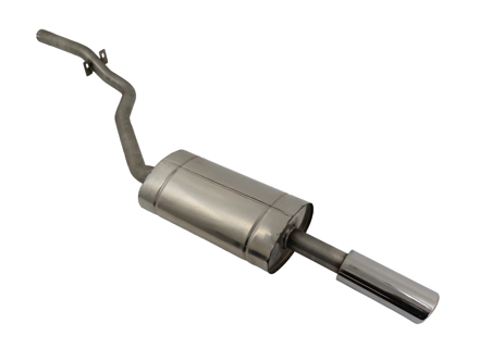 Terminale di scarico posteriore in acciaio inox Porsche 924 - 477253125S