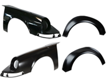 Kit retrodatatura passaruota con parafanghi anteriori. Porsche 911 69-73 LWB - 93050330799, 93050330899, 90150303223GRV, 90150303123DSK, 90150303123, 90150303223GRV, 90150303223DSK, 90150303223, 1680300170, 1680300180, 1680300770, 1680300780