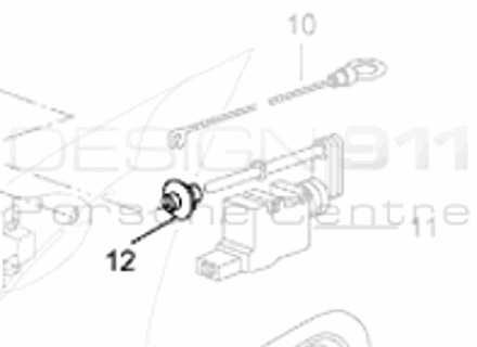 Wing Petrol Flap Guide Rose. Porsche 996 / 986 / 987 / 987C - 99762450500, 99762450501